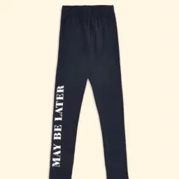 Pantaloons Junior Navy Printed Leggings-picture-23