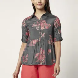 Akkriti by Pantaloons Grey Printed Tunic-picture-32