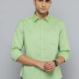 Indian Terrain Classic Slim Fit Pure Cotton Shirt image 1