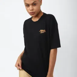 Reebok Black Cotton Printed Sports T-Shirt-picture-13