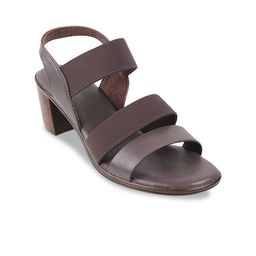 Metro Charcoal Grey Block Sandals-picture-9