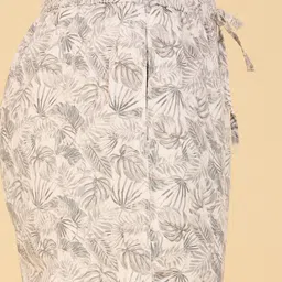 CORSICA Women Floral Printed Cotton Comfort Straight Fit Trousers image 3