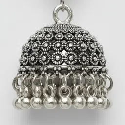 SZN Dome Shaped Jhumkas Earrings image 3