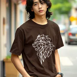 MaverIQ Graphic Printed Round Neck Cotton Oversized T-shirt-picture-23
