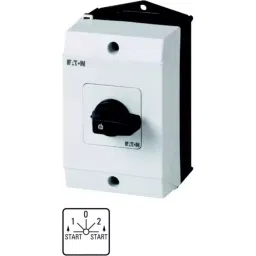 EATON 2P 5 Position 45° Rotary Cam Switch, 690 V (Volts), 20A, Spring Return Actuator, 226793 T0-2-8182/I1-image-2