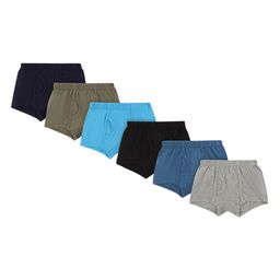 bodycare kids Bodycare Boys Pack Of 6 Assorted Cotton Trunks KIA004-PK002_P6-picture-45