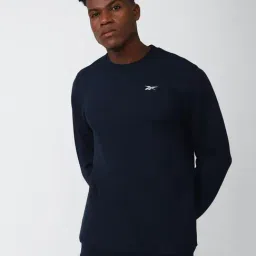 Reebok Navy Regular Fit Sweatshirt-picture-11