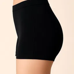 UllasPemium Women Pack Of 2 Solid Mid-Rise Cotton Blend Boy Shorts image 5