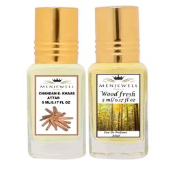 Menjewell Set of 2 Chandan-E-Khaas & Wood Fresh Attar-picture-39