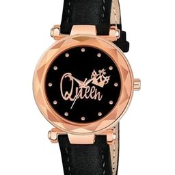 Miss Perfect Women Round Dial & Leather Straps Analogue Watch Cvv131-picture-21