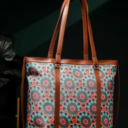 Anouk Floral Printed PU Shopper Tote Bag-picture-37