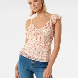 Forever New Natalya Asymmetric Ruffle Cami Top-image-39