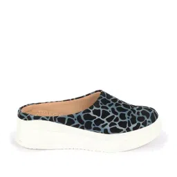 Fausto Women's Blue Mule Shoes-image-37