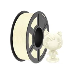 Sunlu TPU Silk Cream White 1.75mm Filament – 1kg Spool image 1