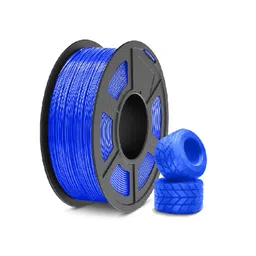 Sunlu TPU Blue 1.75mm Filament – 1kg Spool image 1