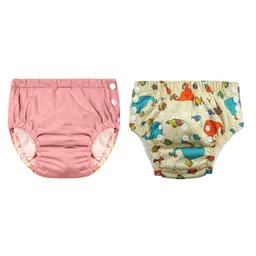 Chinmay Kids Reusable Swim Diaper Pants Pack of 2 Soft Adjustable and Leak-Proof Unisex Swimming Pool Wear for Infant Boys and Girls-image-64