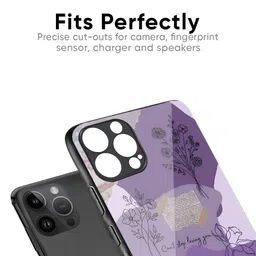 QRIOH Floral Printed iPhone 16 Plus Back Case Mobile Accessories image 3