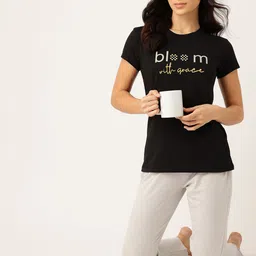 ETC Typography Print Night Suit image 1