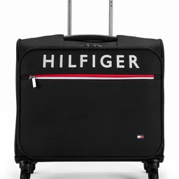 Tommy Hilfiger Brand Logo Soft Sided Overnighter Overnighter Trolley- 45 Litres image 3