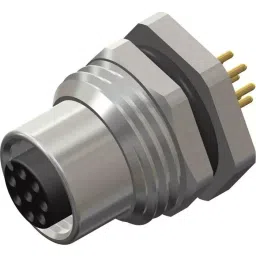 RS PRO Circular Connector 8 Contacts Rear Mount M12 Connector Socket, 2017202-picture-28