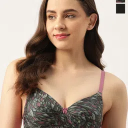 Leading Lady Floral Bra Full Coverage Lightly Padded image 1