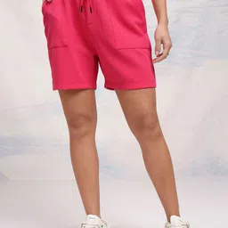 Tokyo Talkies Women Self Design High-Rise Shorts-picture-44