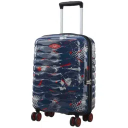 Skybags Camoflex Blue & Red Printed Hard Cabin Trolley Bag - 39 cm-picture-20