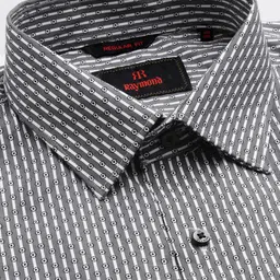 Raymond Contemporary Fit Opaque Printed Formal Shirt image 2