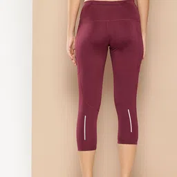 Alcis Women Anti-Static Slim-Fit 3/4th Running Tights image 3