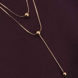 PALMONAS 18K Gold-Plated Stainless Steel Layered Chain-picture-21
