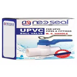 NeoSeal UPVC Ball Valves Gold Star MS Handle (2 inch) 50 mm (Pack of 2)-picture-23