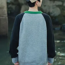 StyleCast x Revolte Men Colourblocked Longline Pullover image 4