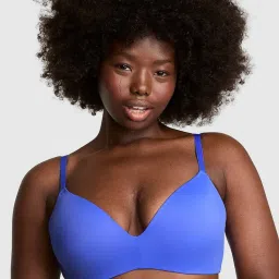 victoria's secret intimates Victoria's Secret Wear Everywhere Push-Up Wireless Bra Blue-picture-12