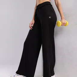 HRX by Hrithik Roshan Women Slits Flared Training Track Pants-image-6