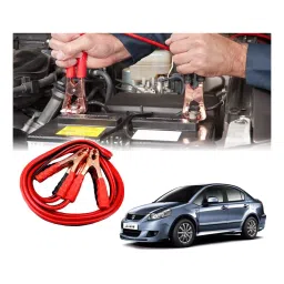 Auto Pearl 2.29 m (7.5 Ft) 500 A Heavy Duty Booster Anti Tangle Battery Jumper Cable for Maruti Suzuki SX4 (Pack of 2)-image-80