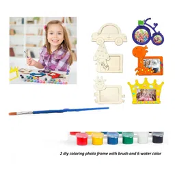 Sanjary Picture Frame Painting Craft Kit Custom Wood Picture Frames, Decorate Frames Arts and Crafts wooden Painting Kit for Kids color design may vary-image-28