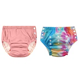Chinmay Kids Reusable Swim Diaper Pants Pack of 2 Soft Adjustable and Leak-Proof Unisex Swimming Pool Wear for Infant Boys and Girls-image-79