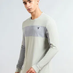 Technosport Men Colourblocked Antimicrobial Slim Fit T-shirt image 5