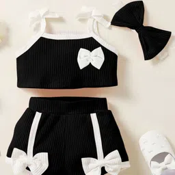 Emblica Unisex Kids Striped T-shirt with Shorts-picture-54