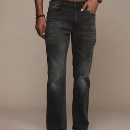 The Roadster Life Co. Men Bootcut Light Fade Stretchable Jeans-picture-35