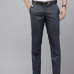 Arrow Men Textured Hudson Tailored Fit Formal Trousers-picture-34
