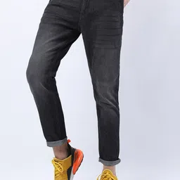 HIGHLANDER Men Grey Slim Fit Light Fade Stretchable Jeans-picture-23