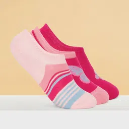 Honey by Pantaloons Women Pack Of 3 Printed Cotton Ankle Length Socks-picture-18