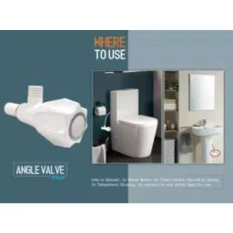 fastgear GENERIC Angle Valve Plastic Chrome Finish White, FG2264 image 3