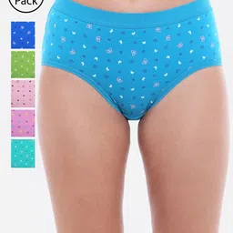 Bodycare Women Pack of 6 Assorted Hipster Briefs 22000-6PCS-picture-33