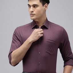 Arrow Pure Cotton Manhattan Slim Fit Checked Formal Shirt-picture-3