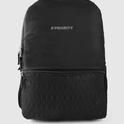 Priority Unisex Geometric Laptop Backpack- 20L-image-99