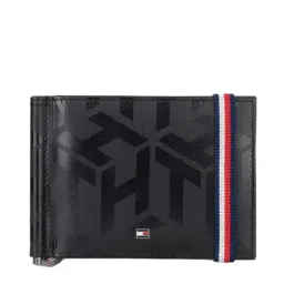 Tommy Hilfiger Reich Black Casual Leather Money Clip Wallet for Men-picture-32