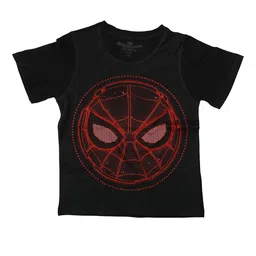 Marvel by Wear Your Mind Boys Black Printed Round Neck T-shirt-picture-39