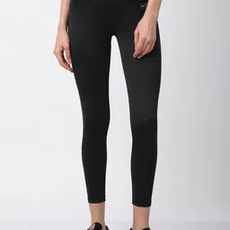 GOLDSTROMS Women Black Solid Dri Fit Tights-picture-32